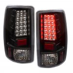 2006 Chevy Tahoe LED Tail Lights Black Clear