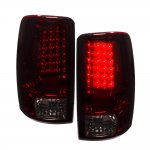 2003 Chevy Suburban LED Tail Lights Red Smoked