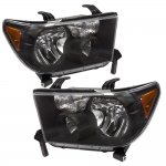 2007 Toyota Tundra Black Euro Headlights