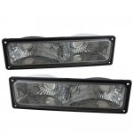 1994 Chevy 2500 Pickup Smoked Front Bumper Lights