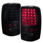 2002 Chevy Tahoe Black Smoked LED Tail Lights