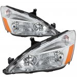 2005 Honda Accord Clear Crystal Euro Headlights