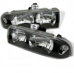 1999 Chevy Blazer Black Euro Headlights