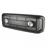 Ford F350 Super Duty 1999-2004 Black Billet Grille and Fog Lights