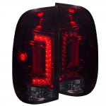 2005 Ford F250 Super Duty Tinted Custom LED Tail Lights