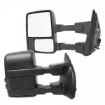 2012 Ford F250 Super Duty Towing Mirrors Power Heated Smoked LED Signal