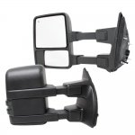 Ford F350 Super Duty 2008-2016 Towing Mirrors Power Heated Smoked LED Signal