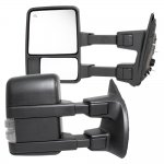 2012 Ford F250 Super Duty Towing Mirrors Power Heated Clear LED Signal Lights