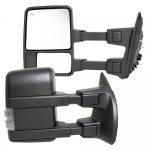 2015 Ford F550 Super Duty Towing Mirrors Power Heated Clear LED Signal Lights