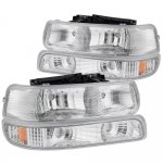 2003 Chevy Tahoe Clear Euro Headlights and Bumper Lights