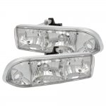 1998 Chevy S10 Clear Euro Headlights