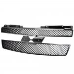 Chevy Avalanche 2007-2014 Black Mesh Grille