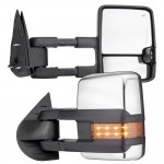 2007 Chevy Tahoe Chrome Towing Mirrors LED Lights Power Heated
