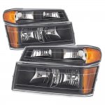 2012 GMC Canyon Black Headlights and Parking Lights