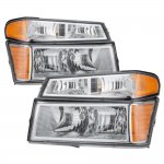 2004 Chevy Colorado Clear Headlights and Parking Lights