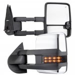 2014 GMC Sierra 2500HD Chrome Towing Mirrors Smoked LED Lights Power Heated