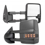 GMC Sierra 2500HD 2007-2014 Towing Mirrors Smoked LED Lights Power Heated