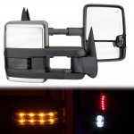 1994 GMC Sierra 2500 Chrome Power Towing Mirrors Smoked LED Lights