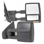 2013 Ford F150 Towing Mirrors Power Heated Smoked LED Signal Lights