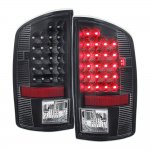 2008 Dodge Ram 3500 Black LED Tail Lights