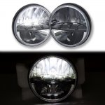 1965 Ford Mustang Black LED Sealed Beam Headlight Conversion