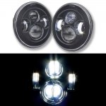 1974 VW Beetle Black LED Projector Sealed Beam Headlights