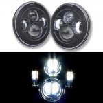 Ford F150 1975-1977 Black LED Projector Sealed Beam Headlights