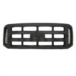 2007 Ford F250 Super Duty Black Replacement Grille