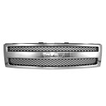 2011 Chevy Silverado Chrome and Black Replacement Grille