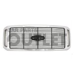 2006 Ford F550 Super Duty Chrome Replacement Grille