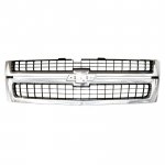 2007 Chevy Silverado 2500HD Chrome Replacement Grille with Black Insert
