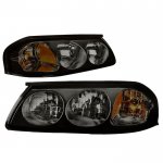 2003 Chevy Impala Black Smoked Euro Headlights