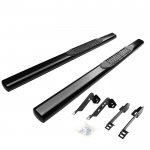 2004 Chevy Silverado 1500 Regular Cab Nerf Bars Black 4 Inches Oval