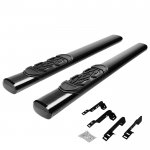 2004 Chevy Silverado 1500 Regular Cab Nerf Bars Black 6 Inches Oval