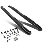 1999 Chevy Silverado 2500 Extended Cab Nerf Bars Curved Black 4 Inches Oval