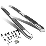 2011 Chevy Silverado 2500HD Extended Cab Nerf Bars Curved Stainless 4 Inches Oval