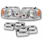 2004 Ford F150 SuperCrew Headlights and Chrome Door Handle Cover