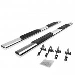 2007 Ford F150 SuperCab Nerf Bars Stainless 5 Inches Oval