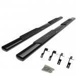 2005 Ford F350 Super Duty SuperCab Nerf Bars Black 5 Inches Oval