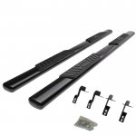 2009 Ford F350 Super Duty SuperCab Nerf Bars Black 5 Inches Oval