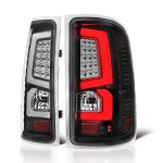 2011 GMC Sierra 2500HD Custom LED Tail Lights Black Clear