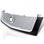 2003 Cadillac Escalade Black and Silver Mesh Grille