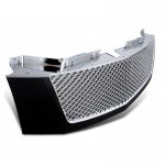 Cadillac Escalade 2007-2014 Black and Chrome Mesh Grille