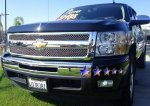 2011 Chevy Silverado Black Chrome Wire Mesh Grille Insert