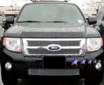 2008 Ford Escape Chrome Stainless Steel Lower Bumper Wire Mesh Grille