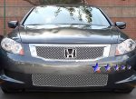 2008 Honda Accord V6 Sedan Chrome Lower Bumper Wire Mesh Grille