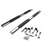 2006 Chevy Silverado 1500 Crew Cab Nerf Bars Stainless 4 Inches Oval