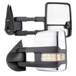 2012 GMC Yukon XL Denali Chrome Towing Mirrors Clear LED Lights Power Heated