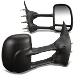 Ford Econoline Van 2003-2007 Black Manual Towing Mirrors