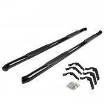 2003 Chevy Silverado 2500HD Extended Cab Nerf Bars Curved Black
